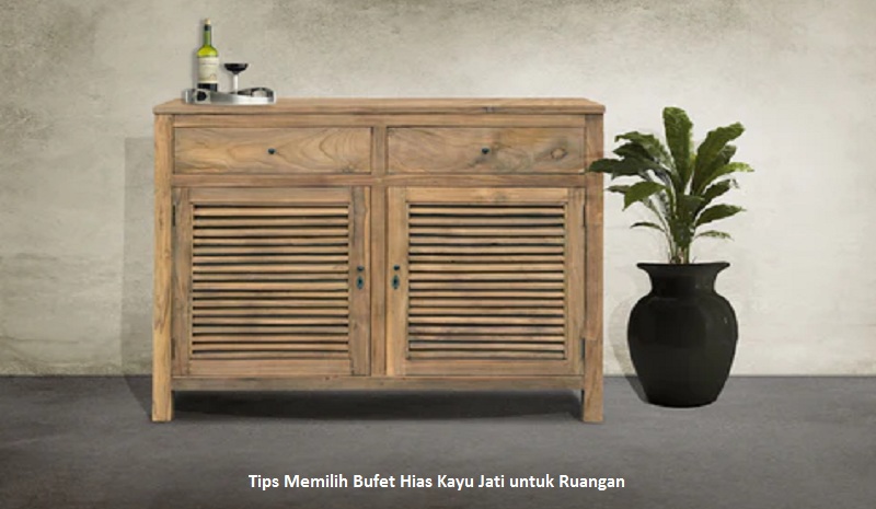 Bufet Hias Kayu Jati