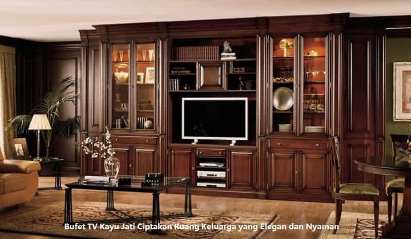 Bufet TV Kayu Jati