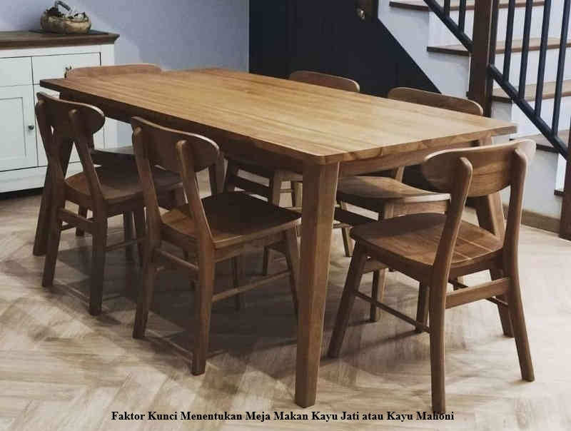 Meja Makan Kayu Jati