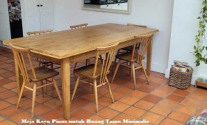 Meja Kayu Pinus