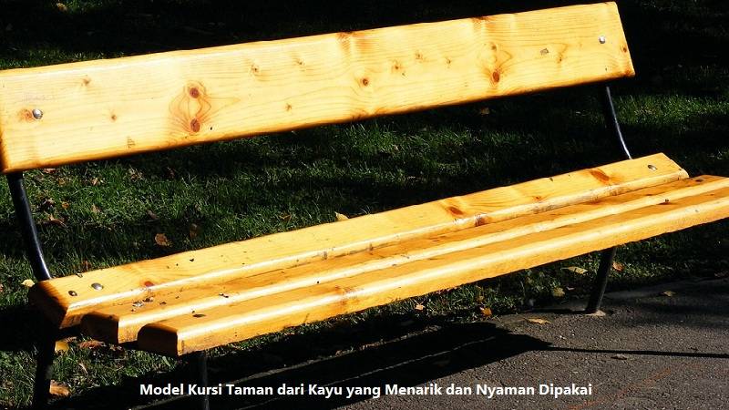 Kursi Taman dari Kayu